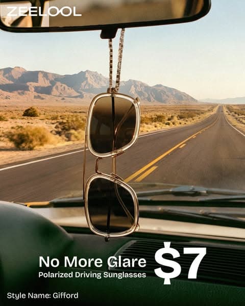 Complete summer look and shine bright with polarized lenses