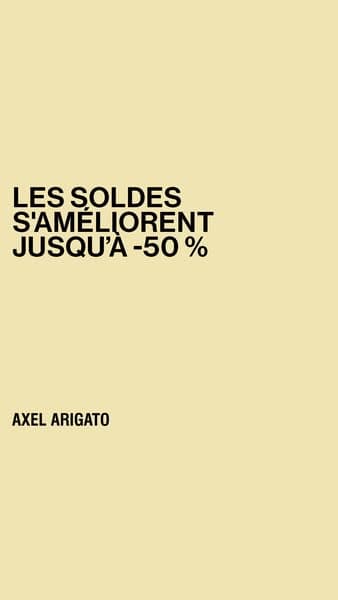 Les soldes continuent jusqu’à -50 %.