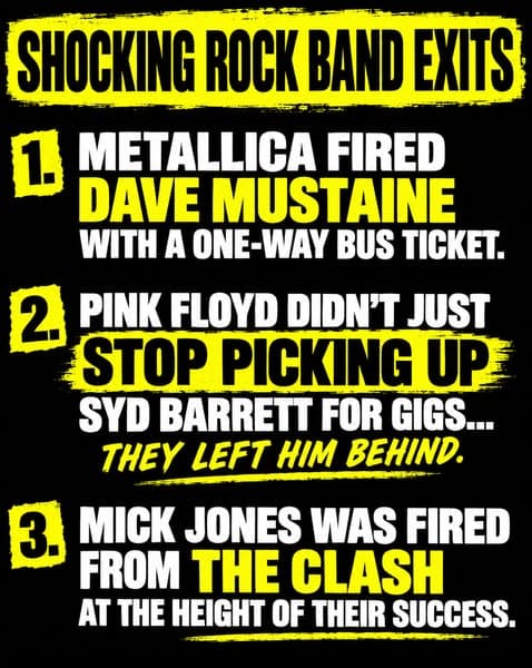Most Dramatic Lineup Changes In Rock History
