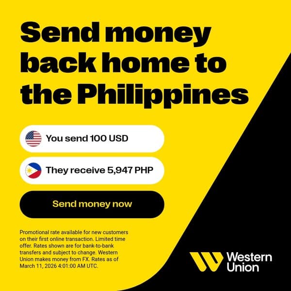Send money with Western Union