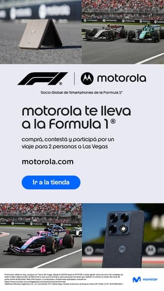 🏎️ Motorola te lleva a F1