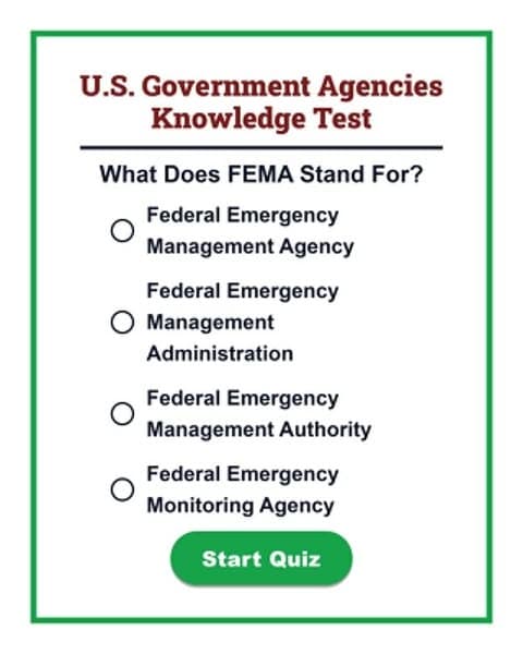 Think You Know Government Agencies? Most Adults Forget What FEMA Stands For