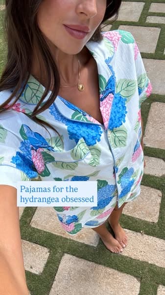 New Hydrangea Pajamas