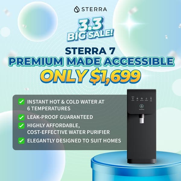 3.3 Big Sale: Premium Water Purification at $1,699