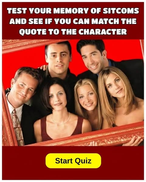 Only True Sitcom Fans Can Match Every Quote to the Right Character