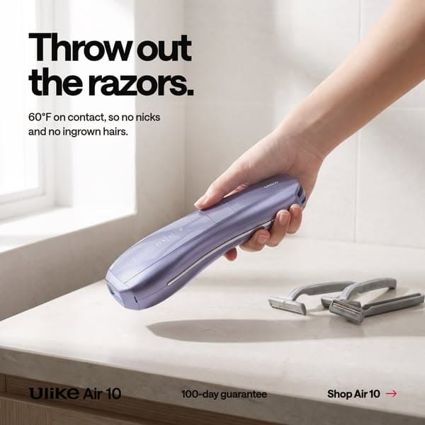 Say Goodbye to Hair - Shop Ulike Air10โs Fast & Painless Hair Removal Now!