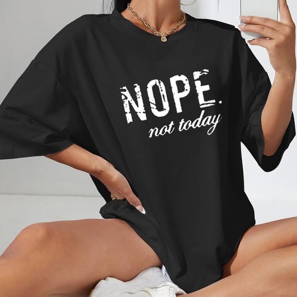 EMERY ROSE Green Batwing Sleeve Loose Fit Round Neck Casual Solid Summer Beach Women's Clothing T Shirts Shirts Tees Oversized Top Blouse