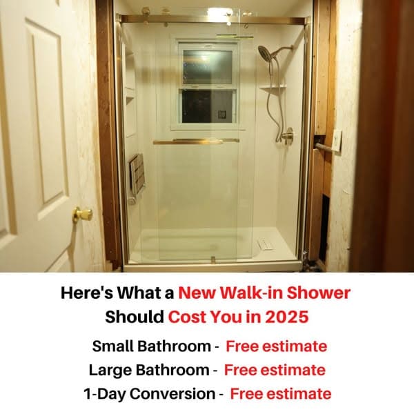 Here’s What a New Walk-in Shower Should Cost You