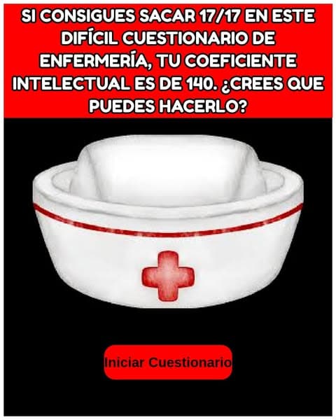 La mayorÃa de los adultos no pueden aprobar un examen de enfermerÃa - ¿Crees que tú podrÃas?