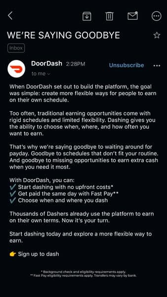 Sign up now & earn on your terms