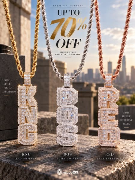β¨ Custom Letter Pendant β Wear Your Name, BOGO Free!