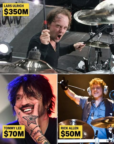 The Richest Drummers In Metal History, Ranked
