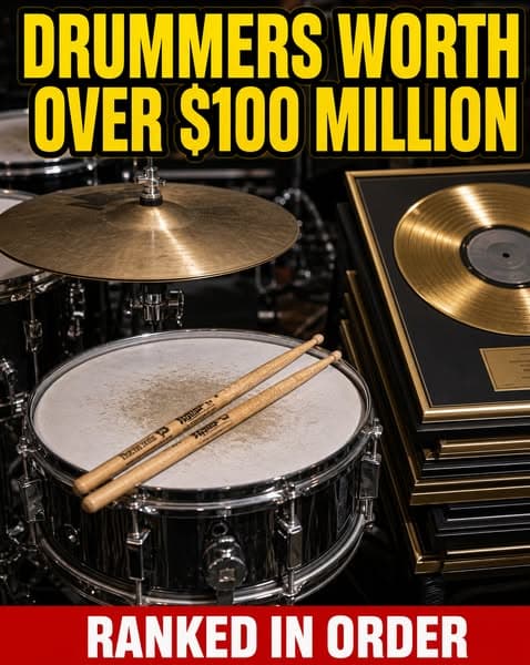 The Rock Star Drummers Worth Over $100 Million