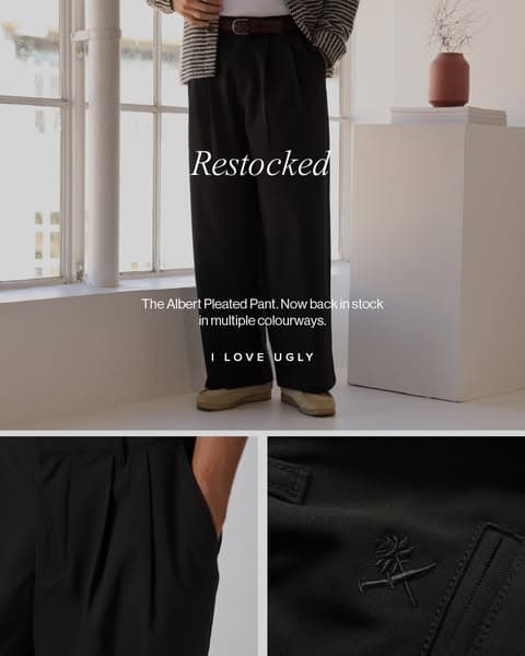 Albert Pleated Pant | Back In Stock