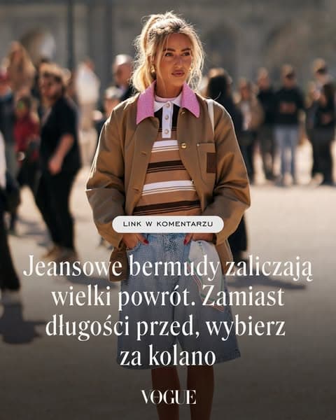 Jeansowe bermudy zaliczają wielki powrót. Zamiast długości przed, wybierz za kolano