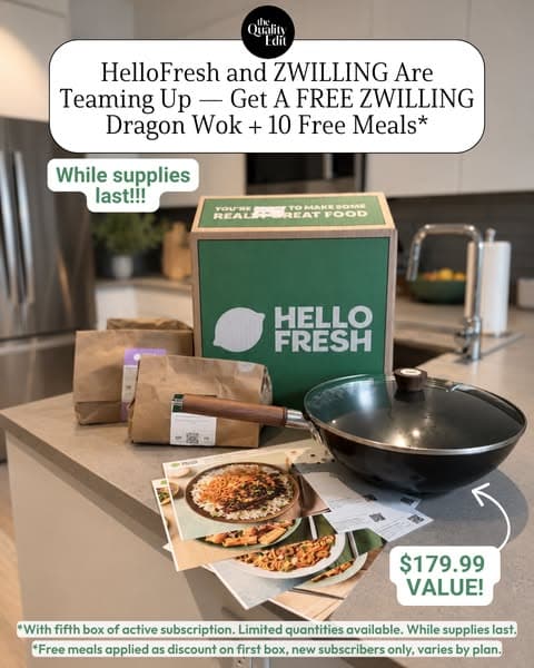 10 Free Meals + Free ZWILLING Dragon Wok w/ TQEWOK
