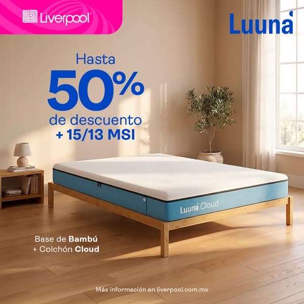 Combo Luuna: Colchón + Base