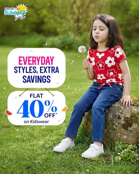 Flat 40% Off | Kidsโ Fashion