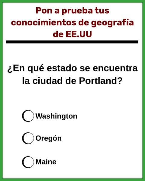 ¿Crees que conoces los estados y ciudades de EE.UU.? Demuestra aquà tus conocimientos