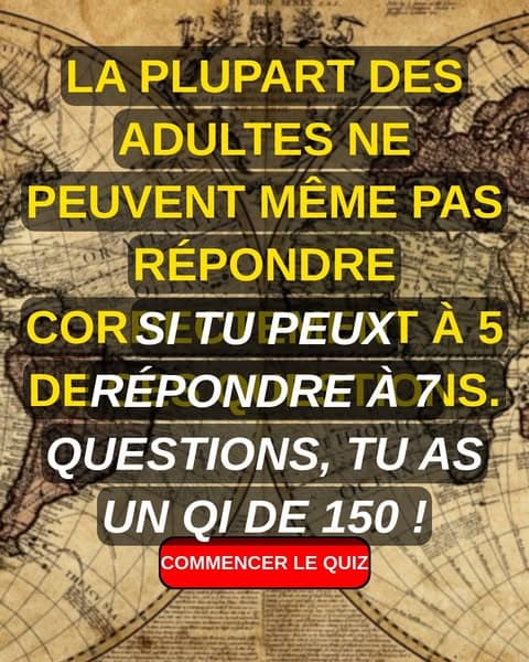 Tu crois que tu peux encore réussir ton cours d'histoire à l'école primaire ? Détrompe-toi !