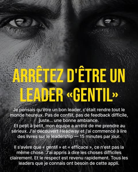 Le PDG moyen lit 52 livres par an — Headway t'y emmène 📚