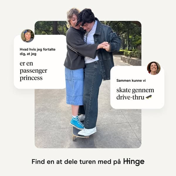 Tilmeld dig Hinge i dag.