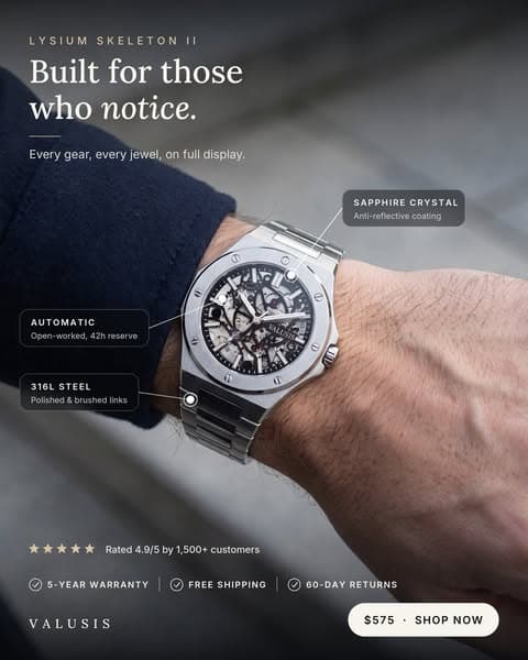 Awarded Best Watch Brand in Dubai 2025