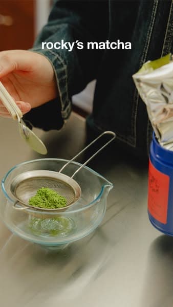 Authentic Japanese matcha