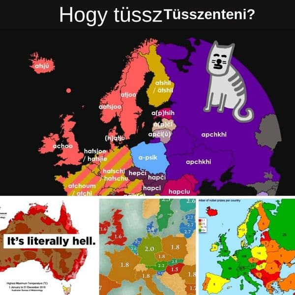 Több, mint 45 váratlan térkép, ami a világ egy másik oldalát mutatja be.