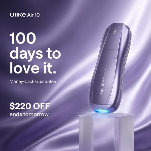 Say Goodbye to Hair - Shop Ulike Air10โs Fast & Painless Hair Removal Now!