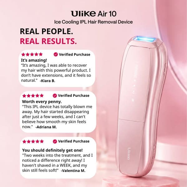 Say Goodbye to Hair - Shop Ulike Air10โs Fast & Painless Hair Removal Now!