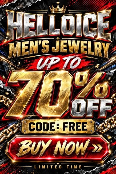 💎 Men's Fashion Jewelry — UP TO 70% OFF + BOGO!