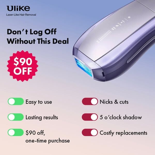 ✨ Up to 96% Hair Reduction in 2 Weeks—Exclusive Black Friday 40% OFF!