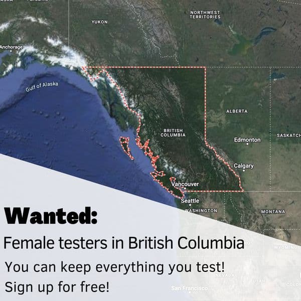 We need female participants. Keep everything you get!