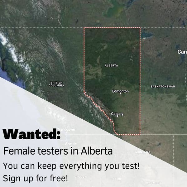 We need (older) female participants. Keep everything you get!