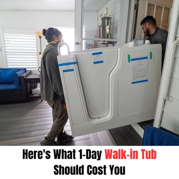 Here’s What a 1-Day Walk-in Tub Should Cost You