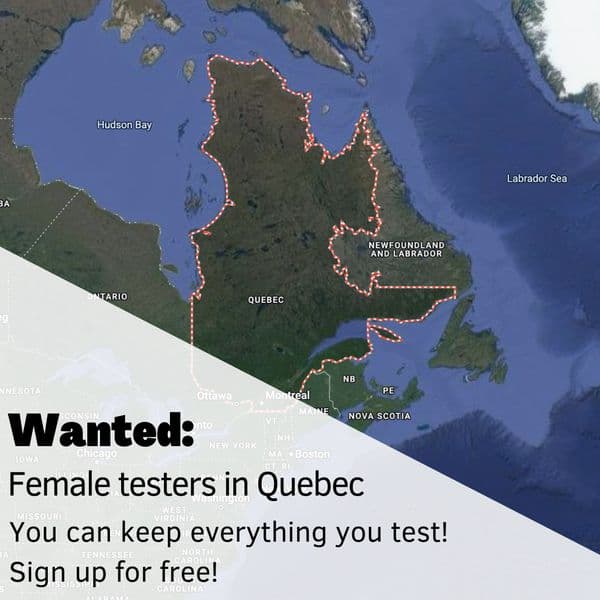 We need female participants. Keep everything you get!