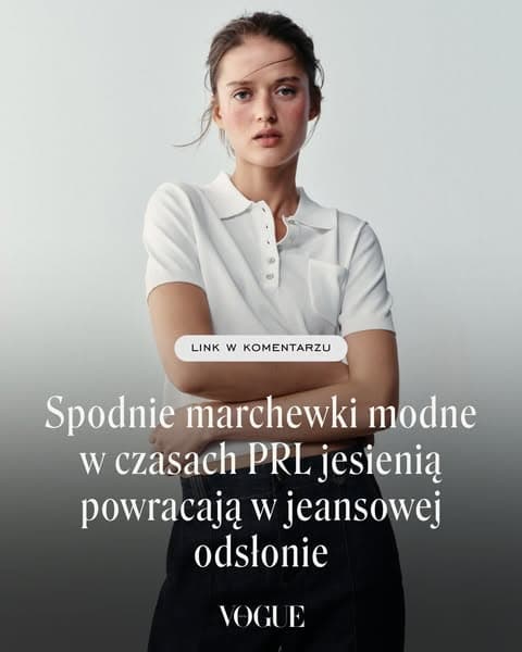 Spodnie marchewki modne w czasach PRL jesienią powracają w jeansowej odsłonie. Jak współcześnie stylizować ten model?