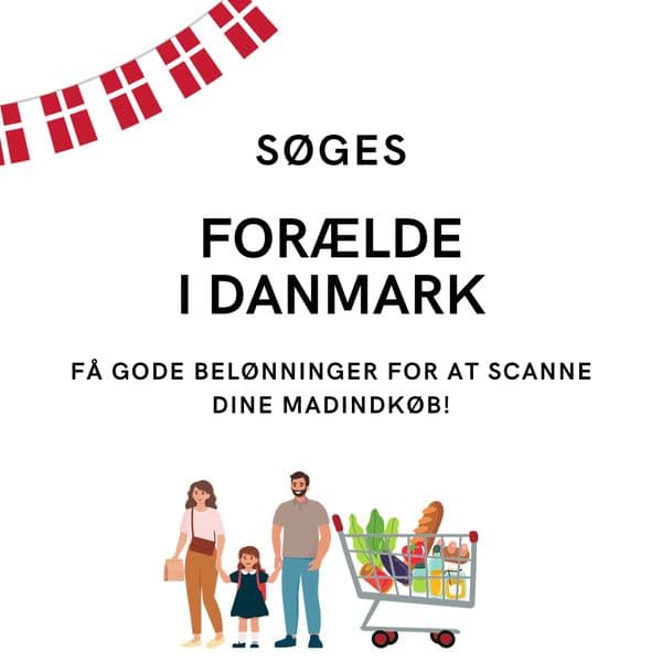 Søges: Forældre i Danmark. Du kan beholde, hvad du får!