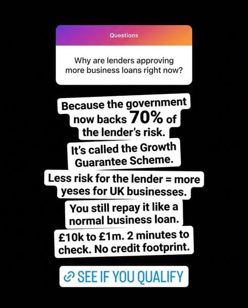 Government Backs 70% of Lender Risk