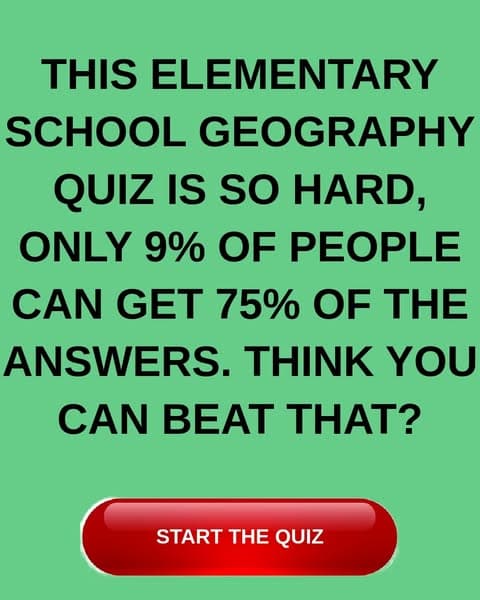 Can You Still Pass an Elementary School Geography Test?