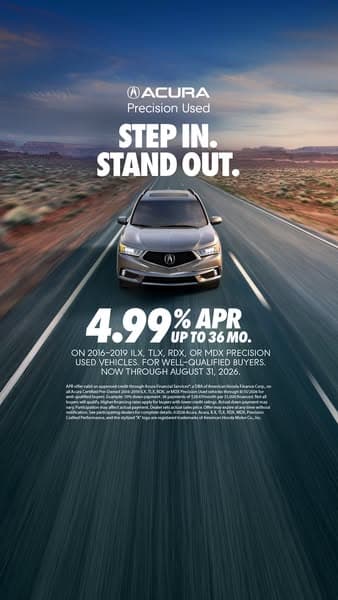 Own a Precision Used Acura