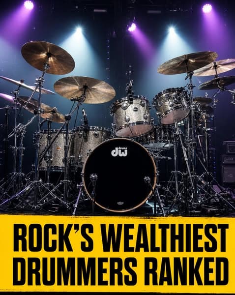 The Rock Drummers Who Built Nine-Figure Fortunes