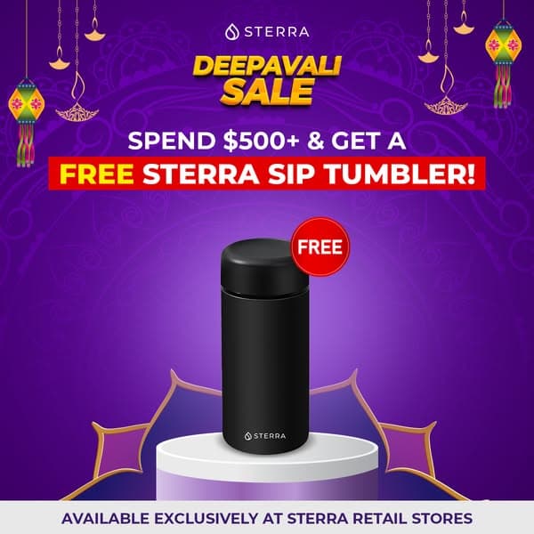 Get a FREE Sterra Sip™ Tumbler with Minimum Spend!