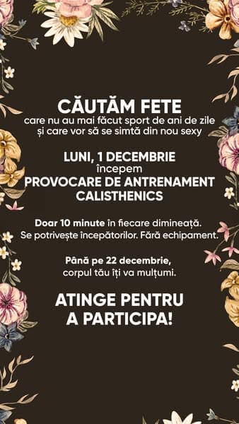 Începeți transformarea acum!