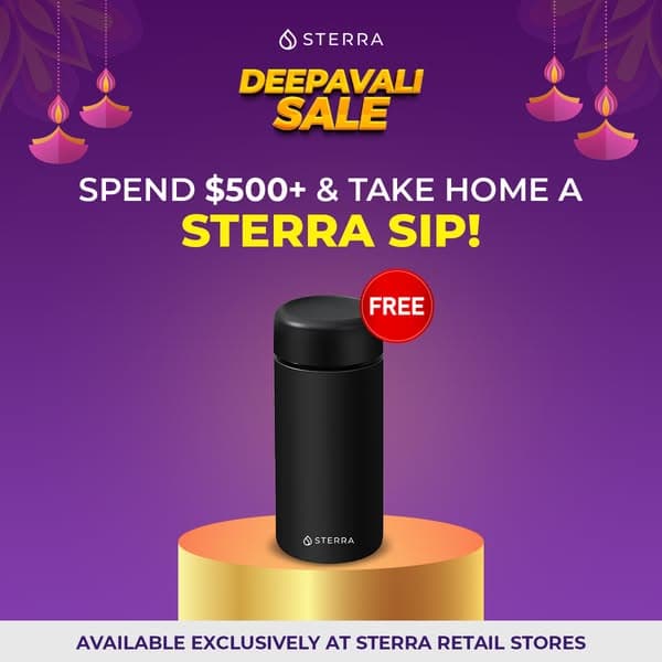 Get a FREE Sterra Sip™ Tumbler with Minimum Spend!