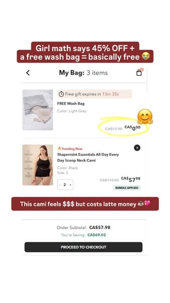 Confidence in a Cami | Up to 45% OFF ๐ค