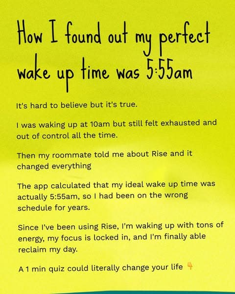 Try it out FREE. 😴