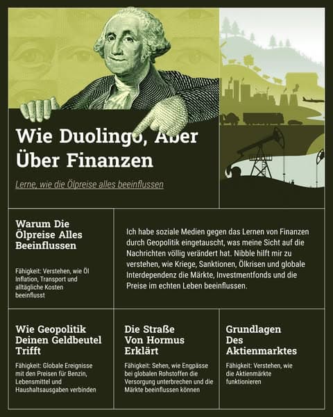 ⏳ Schluss mit Scrollen. Lerne Finanzen!