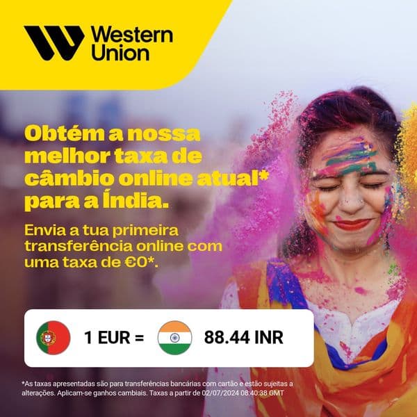 Enviar dinheiro em linha